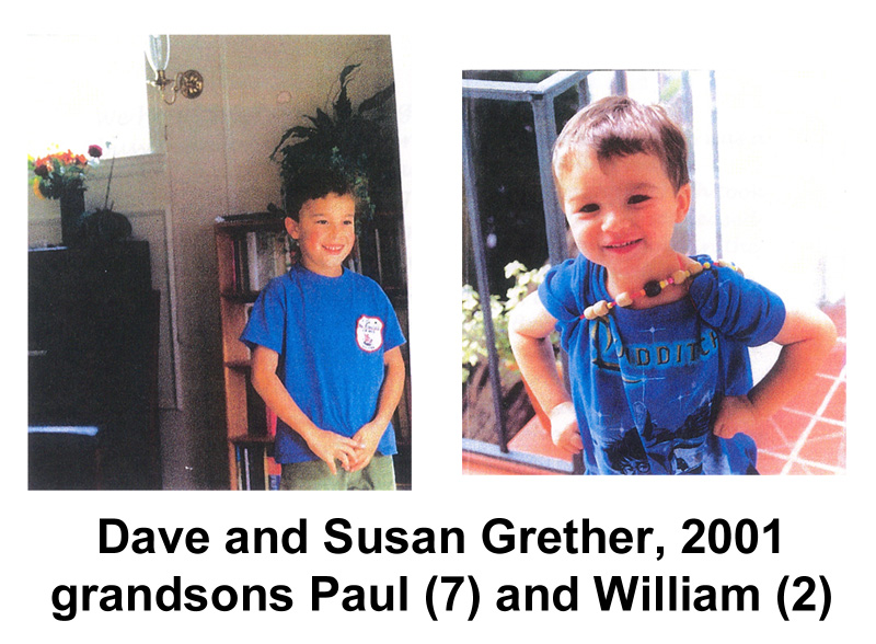 Dave & Susan Grether grandsons Paul & William